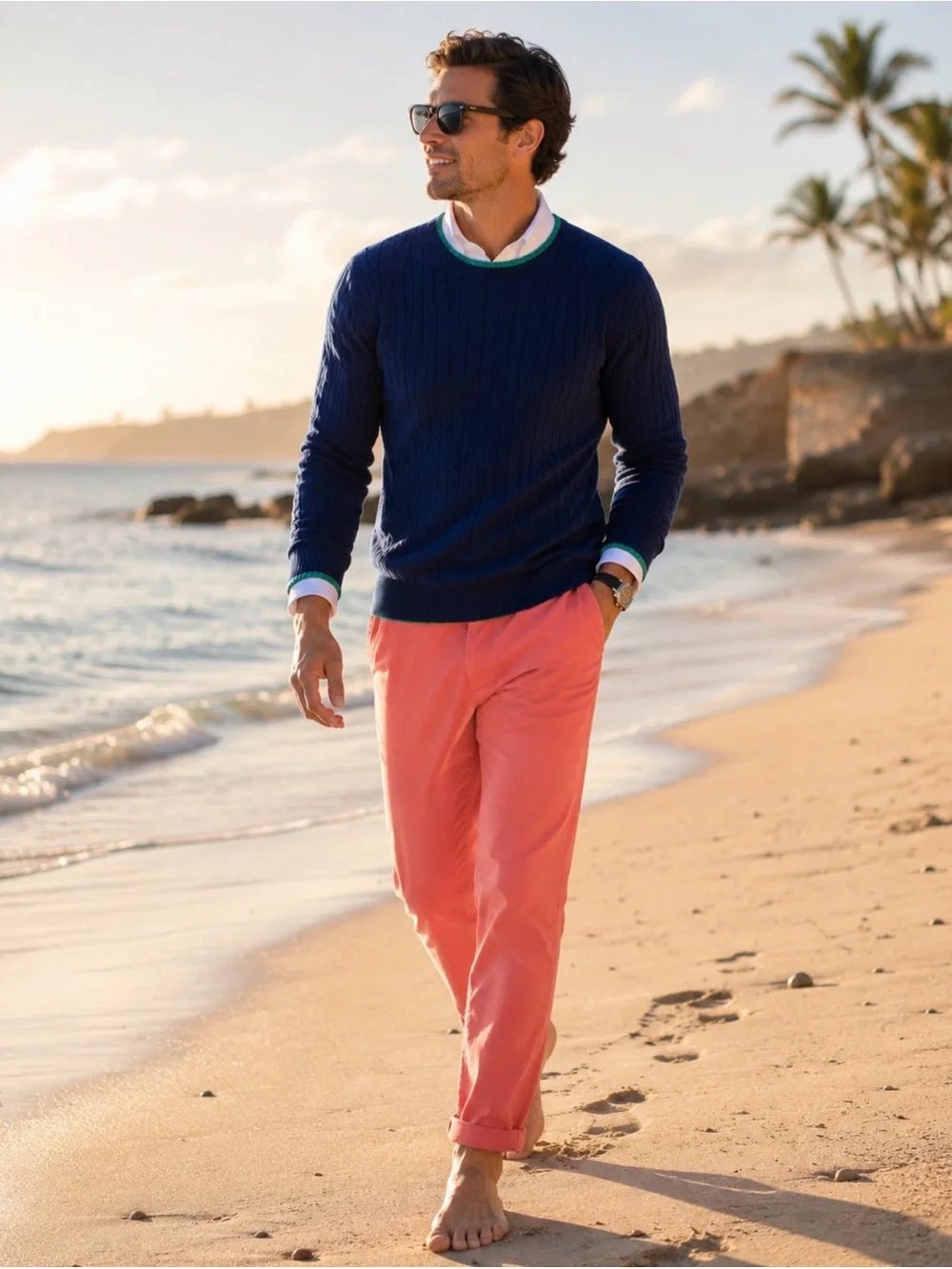 J.Crew 770 Straight Fit Broken-In Chino Pants Coral Pink Men’s 34x32 NWT